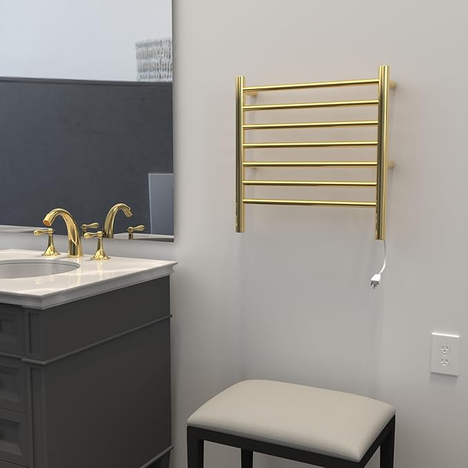 Amba RWHS-SPG Radiant Small 7 Bar Towel Warmer in Polished Gold