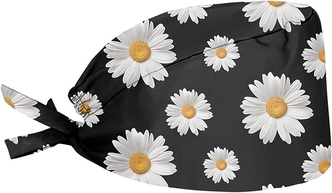 JoyLamoria Novelty Printed Cap with Sweatband Women Men Adjustable Tie Back Hats for Paiting