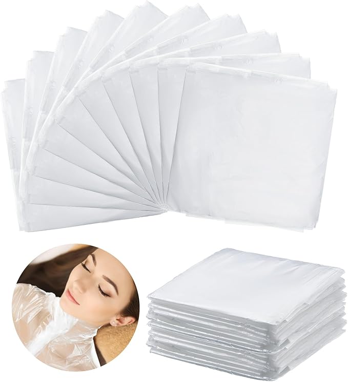 Teling 150 Pcs 60 Pcs Disposable Sauna Blanket Liners, 47x83 Inch Plastic Sheets for Body Wrap, Spa, Beauty Salon, Far Infrared Sauna, Hygienic Disposable Spa Accessories