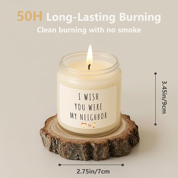 Candles Gifts for Women, Birthday Gifts for Women, Unique Friendship House Warming Gift for Womens, Best Friend, Sister, Bestie, Funny Lavender Scented Candle with Replaceable Stickers