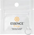 Essence Wearable Aromatherapy Nasal Diffuser – Orange Essential Oil Nose Ring Silicone Inhaler for Stress & Mood Support - Made in USA & Travel-Friendly