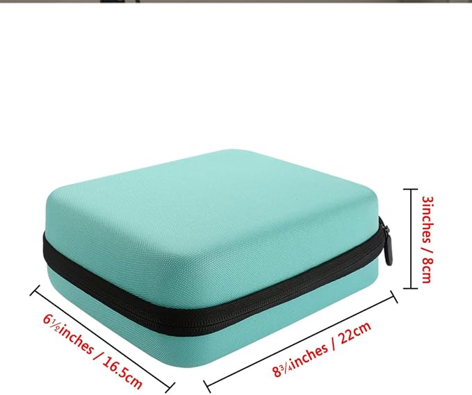 LUEXBOX Essential Oil Storage Case/Essential Oil Carrying Case/Essential Oil Case [Multiple Sizes] + Jade Roller for Face & Oil Opener & Stickers & Funnel & Transfer Pipette (green)