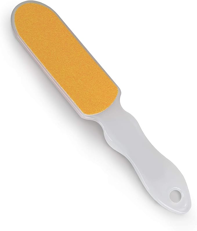 Tredoni 80/120 Grit Double-Sided Curved Callus Rasp with 12.5cm Replaceable Files - Feet Dead/Hard Skin Corn Remover Scraper (Callus Rasp 80/120 Grit)