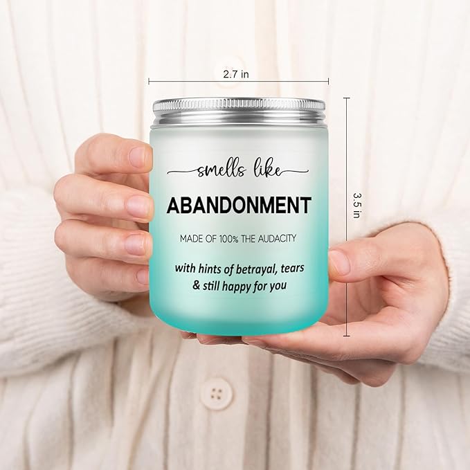 GSPY Scented Candles - Friends Moving Away, Coworker Leaving Ideas, Funny Retirement Gifts for Women, Men - Goodbye, Going Away, Farewell Gifts for Coworkers, Boss, Work Bestie, Woman, Best Friend