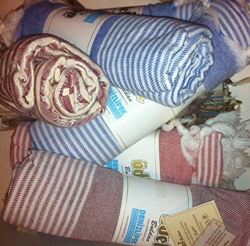 Simten's Organic Cotton Multi Purpose USE PESTEMAL: Beach, Pool, Spa, Sauna, Yoga, Gym, Blanket, Pareo, Towel Even as Table Cloth (Color Vary)