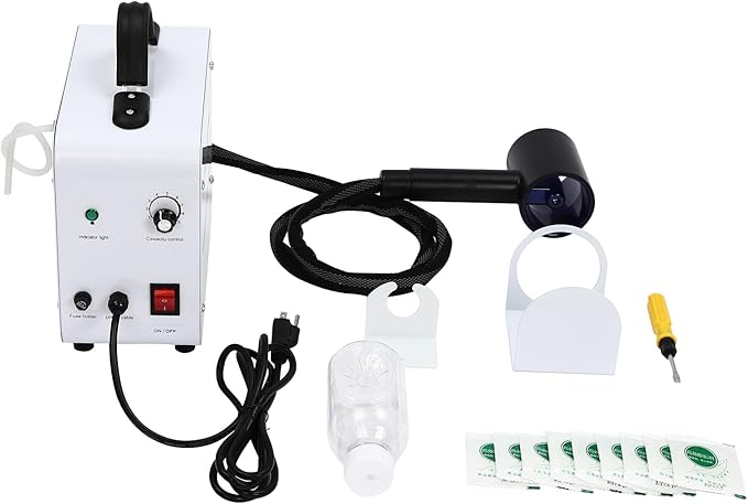 Nano Hair Steamer Spray Machine, 1300W Multifunctional Nano Steam Gun,Professional Hair Salon Steamer Gun with 11.83 oz Water Tank, Blue Light Color Processor for Homes, Hair Salons