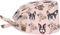 JoyLamoria Novelty Printed Cap with Sweatband Women Men Adjustable Tie Back Hats for Paiting