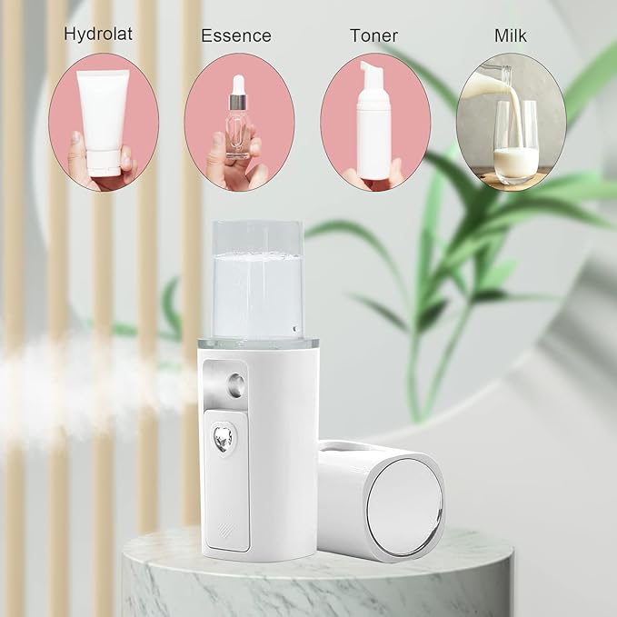 Nano Facial Mister Portable Mini Face Mist Handy Sprayer Automatic Eyelash Extensions Cool Facial Steamer
