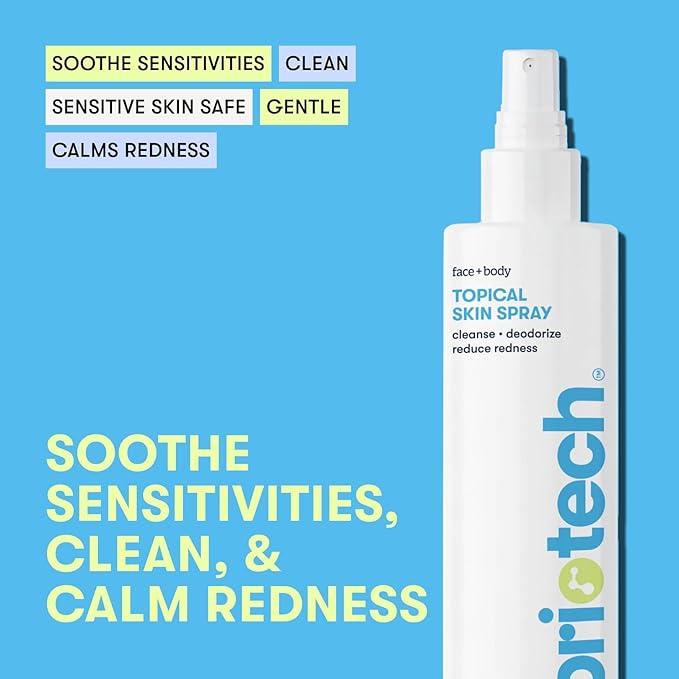 BRIOTECH Topical Skin Spray, Hypochlorous Acid for Sensitive Skin, HOCl Facial Mist, Full Body Support Against Irritation, Calm Redness, Soothe Foot & Scalp, 1 Gallon Refill (4 Pack)