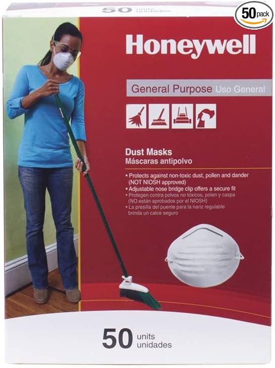 Honeywell Nuisance Disposable Dust Mask, Box of 50 (RWS-54001)