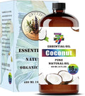 Coconut Essential Oil - GV77ZF Coconut Oils for Diffusers, Humidifiers, DIY Candles, Soap, Cleaning, Home, Office, Yoga, Massage, Gifts - 16 fl oz (480 ml)