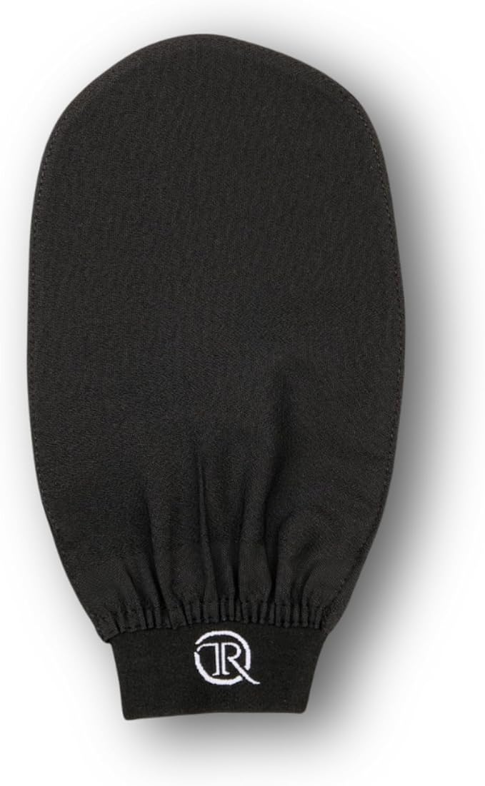 The Ramify Silk Exfoliating Gloves For Smooth Skin Natural Body Scrubber High Quality Turkish Bath Gloves Regeneration Of Dead Skin Cells Handcrafted Turkish Kese Black Thick
