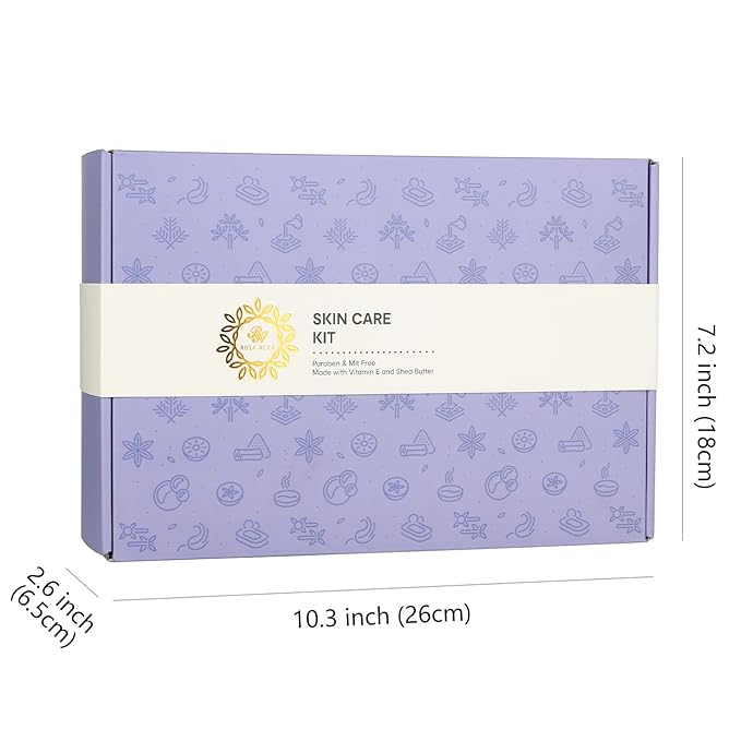 23 Pcs Mother's Day Gifts, Lavender Facial Skin Care Set, Bath and Body Gifts Basket for Women, Spa & Self-Care Kit, Sheet Mask, Present, Birthday, Christmas, Bridal Shower, Anniversary, Wife, Mom