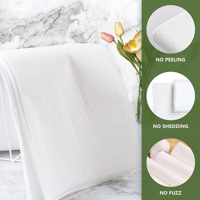Disposable Hair Drying Towels, 50 Count Super Absorbent Large Luxury, Salon & Spa Camping Trips for Hair, Face, Body Use（16" x 31.5"）