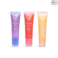 W7 Gloss Away Trio - Hydrating Lip Balm Gift Set with Shea Butter & Fruit Extracts - Restores Chapped & Dry Lips - Vegan & Cruelty-Free - Blueberry, Vanilla, Strawberry