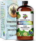 Bergamot Essential Oil - GV77ZF Bergamot Oils for Diffusers, Humidifiers, DIY Candles, Soap, Cleaning, Home, Office, Yoga, Massage, Gifts - 8 fl oz (240 ml)