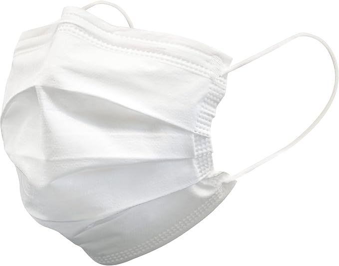 Patriot Medical Devices Disposable Face Mask | Made in the USA Soft, Hypoallergenic, Hydrophobic Material | 50 Count