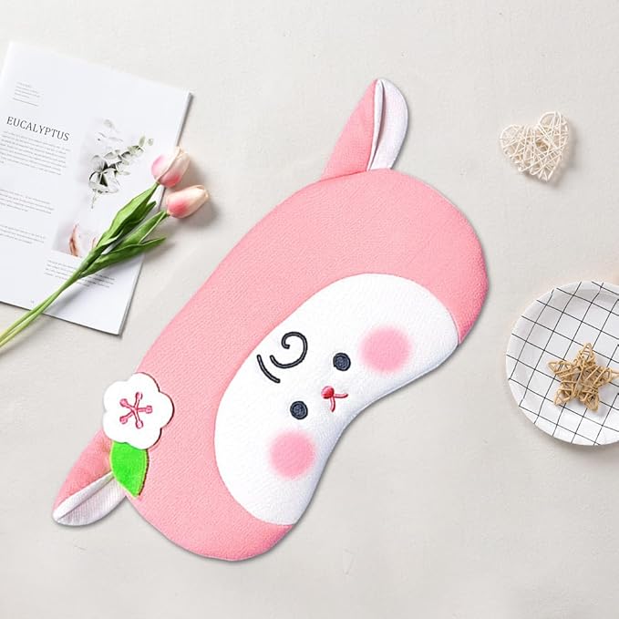 PERFECTSIGHT Cute Sleep Eye Masks (Pink Sheep)