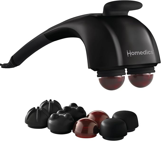 Homedics Twin Percussion Pro Dual Node Massager with Heat