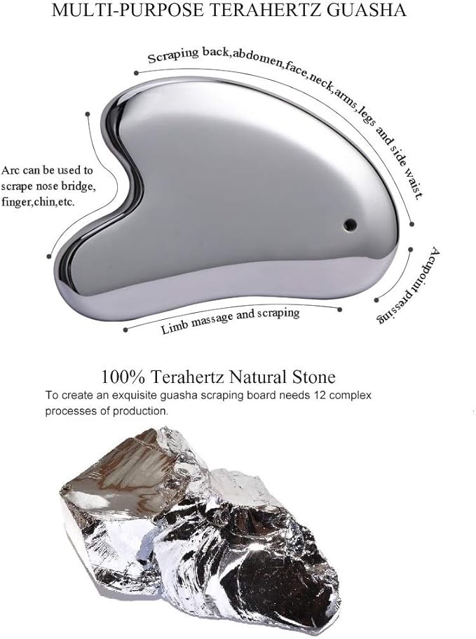 SAEEYCUE-Terahertz Stone Gua Sha Scraping Tools Facial Gua Sha Tools