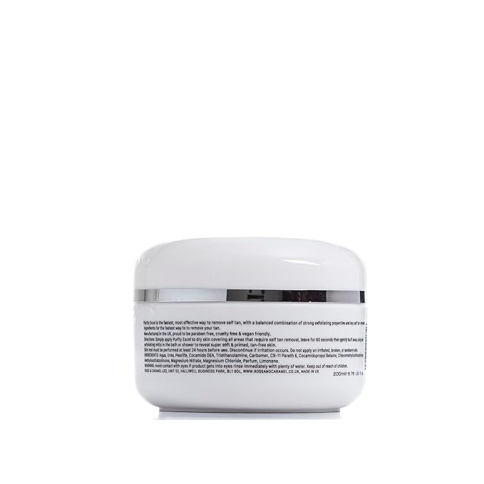 Rose & Caramel Purity Excel 60 Second Self Tan Removing Scrub 200ml