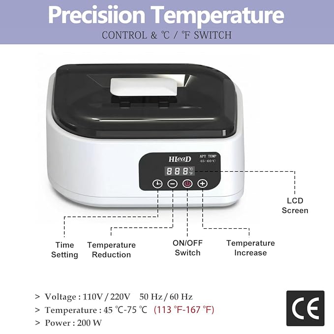 Paraffin Wax Machine for Hand and Feet，Touchscreen Paraffin Wax Warmer with Wax Moisturizing Paraffin Spa Wax Bath Kit, Large Capacity at Home for Smooth and Soft Skin