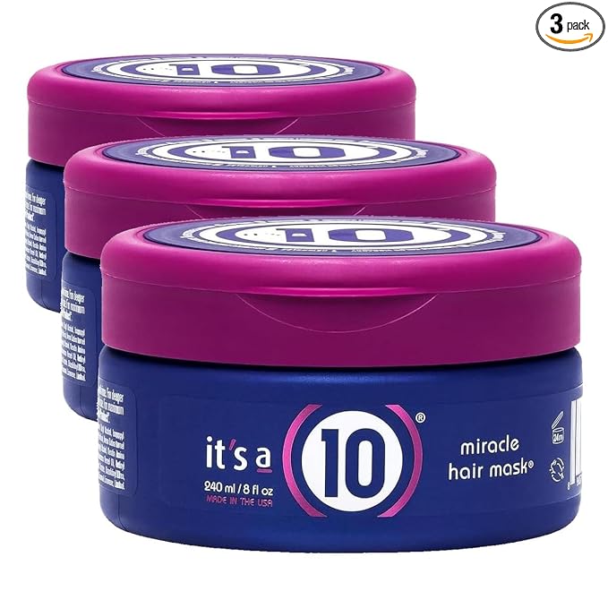It's A 10 Miracle Hair Mask, 8-Ounce (Pack of 3)