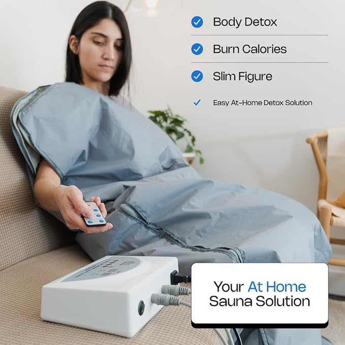 ANGORA BRANDS Sauna Blankets for Home Use - Sauna Wrap Full Body - Personal Sauna - Versatile Sauna Wrap- Portable Sauna for Home Relaxation- Sauna Blanket by Kryn
