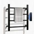 Heated Towel Racks for Bathroom, Hot Towel Warmer 4 Bars with 24hr Timer Stainless Steel Wall Mounted Electric Towel Warmers for Bathroom