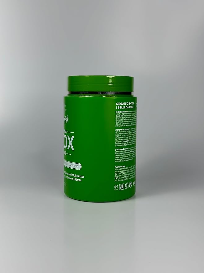 I Belli Capelli Ravenna Organic B-tox Hair Treatment Kit- 1kg/35.02 oz Hair B-tox + 300ml/10.1 fl.oz Anti-Residue Shampoo