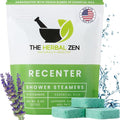 Recenter Shower Steamers Aromatherapy for Relaxing - USA Made Mothers Day Gift for Her - Lavender & Eucalyptus Shower Bomb Tablets – Soothing Natural Essential Oils (10 Pack)