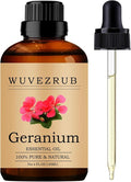 Geranium Essential Oils, 120ML Pure and Natural Essential Oil for Aromatherapy Diffuser - Geranium /4 Fl Oz