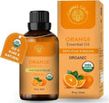 Sweet Orange Essential Oil 30ml | USDA Certified Organic Sweet Orange Oil | for Aromatherapy and Diffuser | Skin and Hair | Soap & Candle Making | 1 fl. Oz