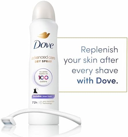 Dove Invisible Antiperspirant Deodorant Dry Spray Sheer Fresh 3.8 oz 12CT - Image 3