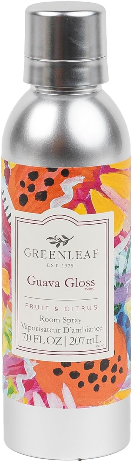 Greenleaf Gifts Guava Gloss Scented Room Air Freshener Spray | Non-Aerosol 7 oz Spray | Fruity Scented Air Freshener for Home | Home Fragrance for Bedroom & Bathroom