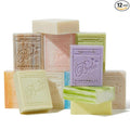 BELA Triple Milled Soap Variety Pack 3.3 OZ Pack of 12, Long Lasting French Triple Milled Bar Soap with Organic Shea Butter, Hand, Face and Body Soap Bar, Made in Australia