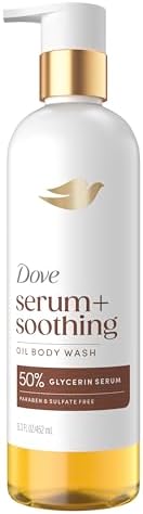 Dove Serum+ Soothing Oil Body Wash, Almond & Oil Sandalwood, 15.3 fl oz by Dove