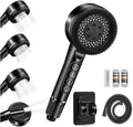 Filtered Shower Head with Handheld, High Pressure 3 Spray Showerhead with Filters & Upgraded Anti-clog Nozzles for Hard Water -Remove Chlorine, Reduce Dry Itchy Skin -ON/OFF Switch for Pet Bath