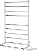 Warmrails Hyde Park Towel Warmer - Free-Standing Towel Warmer Rack for Drying Towels and Garments - 39-Inch Chrome Finish Frame with 8 Bars - Model WHC