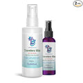 Diva Stuff Travelers Mist - Promotes Clear Skin & Protects from Acne-Causing Funk, Cleans Pillows & Sheets - Aromatherapy Spray for Relaxation and Sleep, Made in USA (Soothing Green Tea, Dual Pack)
