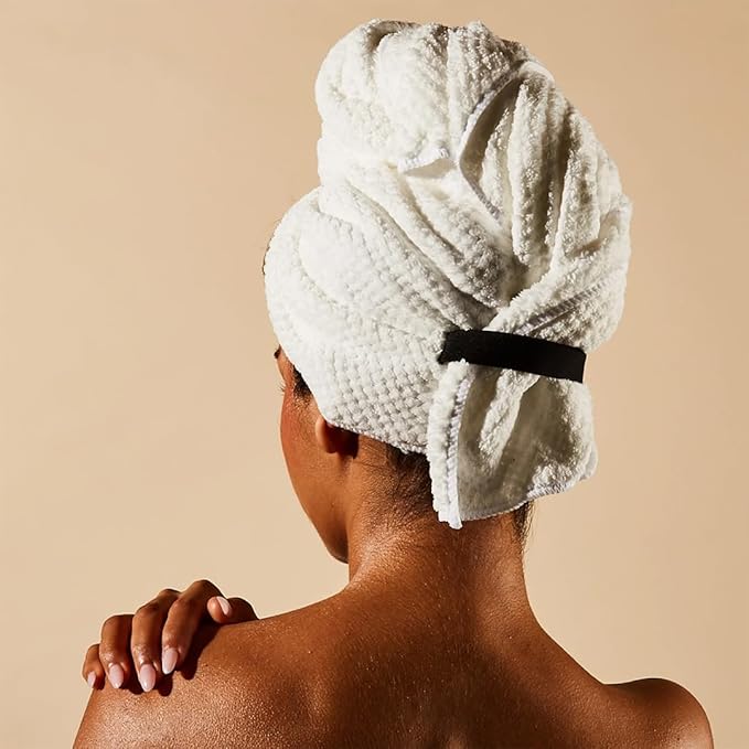 Everist The Quick-Dry Hair Towel, Microfiber, 50% Shorter Dry Time, Reduce Hair Breakage, Flexible Strap for Secure Fit, 1 Each