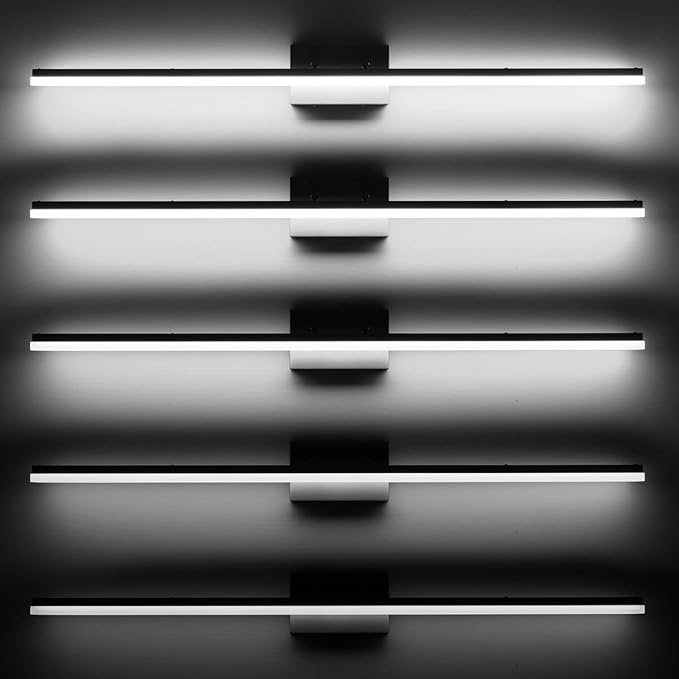 mirrea 48in Modern LED Vanity Light for Bathroom Lighting Dimmable 46w Brushed Nickel (Cold White 5000K)