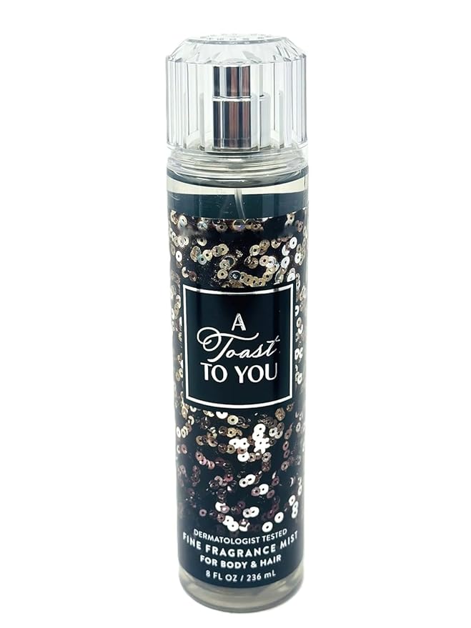 Bath and Body Works Fine Body Fragrance Mist 8 Fluid Ounce (A Toast To You)
