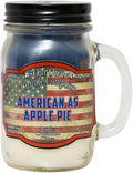 Our Own Candle Company, American as Apple Pie Scented Mason Jar Candle, 100 Hour Burn Time, 13 Ounces