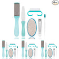 TRIM Pedicure Kit – Everything You Need to Care for Your Feet – Includes Toenail Clipper, Cuticle Pusher, Pumice Stone, Callus Remover, Contour Toe File, Nail Brush & Storage Pouch – 6 (Pack of 4)