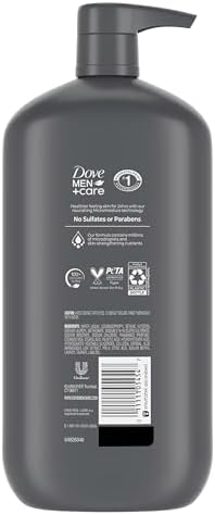 DOVE MEN + CARE Body & Face Wash, Sensitive Skin, Hydrated, 30 oz - Image 2