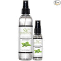 EuroSpa Aromatics Pure Eucalyptus Oil ShowerMist and Steam Room Spray, All-Natural Premium Aromatherapy Essential Oils - Menthol Infused, Duo Pack, 8oz and 2oz