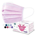 Medtecs Kids Face Mask Disposable - 2 Sizes Option (Child/Youth) 50 PCs - Comfy 3-Ply Breathable Children Masks, The Better Choice - Youth | Pink