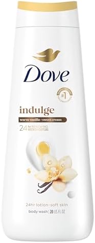 Dove Vanilla Body Wash for Hydrated & Soft Skin, 20 oz by Dove