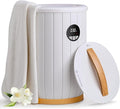 AAOBOSI Large Towel Warmers for Bathroom with Digital Display,20L 4 Timer& Auto Shut Off，Fast Warming, Blankets & Robes, Portable Electric Warmer for Bathroom,SPA，PJ's and More